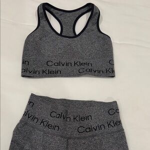 Calvin Klein Women's Gray Sports Bra